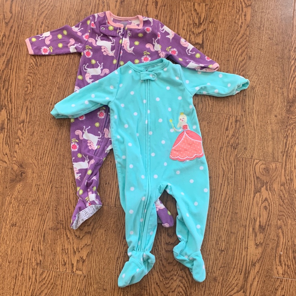 (3/$18) Fleece Sleepers